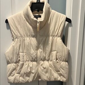 Blu Pepper Comfy Cropped Ivory Vest